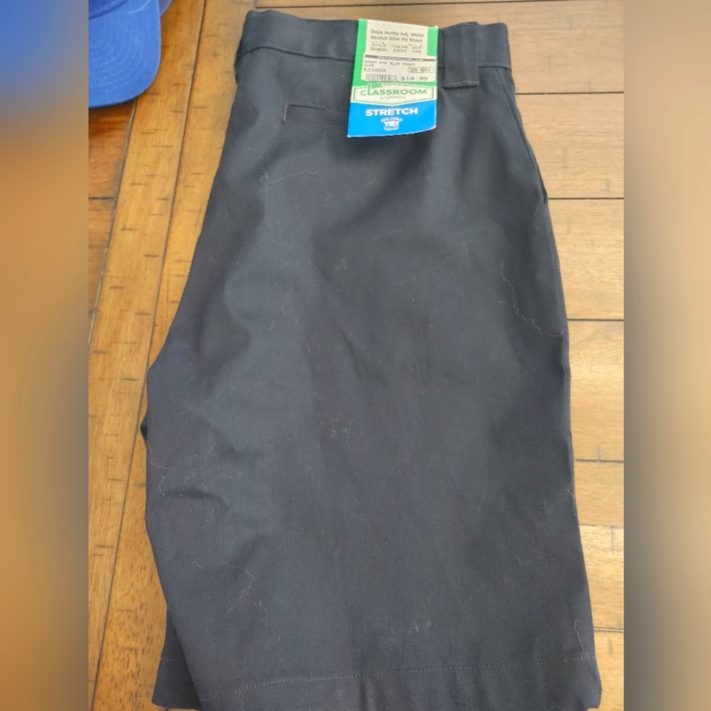 Classroom Uniform Shorts Black 20H NWT
